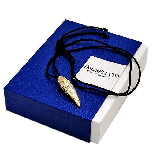 MORELLATO- GENUINE DIAMOND 51MM BULLET MENS NECKLACE